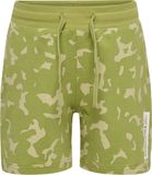 Hummel Hmlrush Aop Shorts 219338 Kinderen Groen Katoen Dierenprint Regular Fit Trekkoord