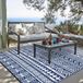 Merkloos Outdoor tapijt, 150 x 240 cm, blauw