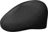 Kangol Tropic 504 Flatcap voor heren en dames - Zwart - Maat M
