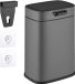 Relaxdays Hangende Prullenbak - 5 L - Grijs