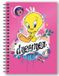 Looney Tunes : Carnet spirale lenticulaire Tweety Dreamer
