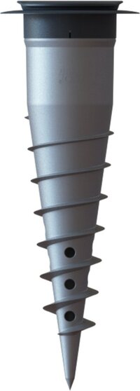 Gard & Rock Grondanker met schroef - Aluminium - 31 cm