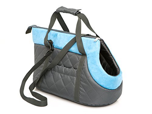 Hobbydog R2TORCTS19 Dog/Cat Carry Bag Grey/Turquoise