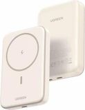 UGREEN MagSafe Powerbank, 10000 mAh, 20W, Draadloze externe batterij, Crème