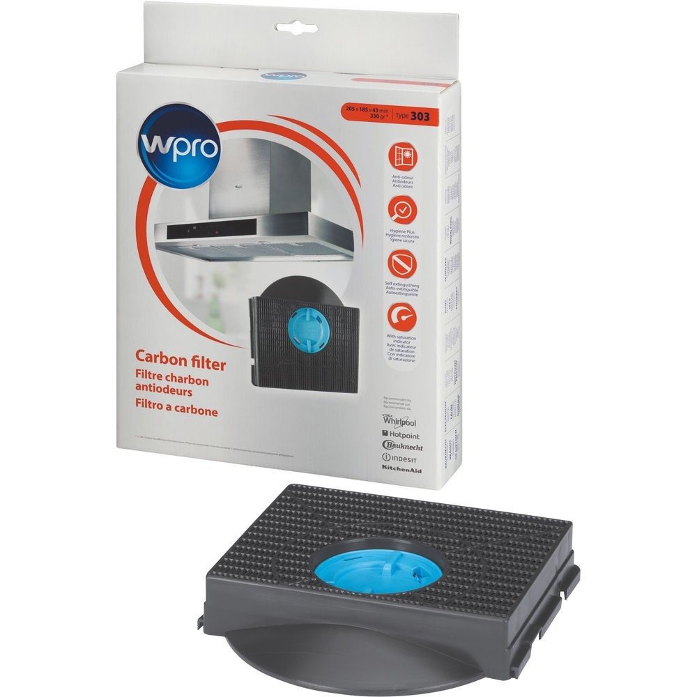 WPRO Koolstoffilter CHF 3031 484000008581 Afzuigkapfilter