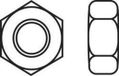 TOOLCRAFT 888118 Écrous hexagonaux M3 DIN 934 RVS A2 10 pièce(s)