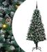 vidaXL Kunstkerstboom Groen 180 cm PVC en Staal en Kunststof
