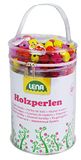 Lena 32004 - Knutselset Houten Kralen in Tas, Roze