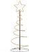 vidaXL LED-kerstboom 80 LEDs warm wit 120 cm
