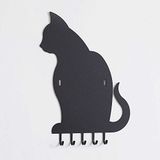 Sleutelhanger Arti en Mestieri Sleutelhanger GATTE Zwart