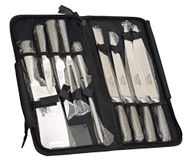 Gloednieuwe Ross Henery Professional Eclipse-set 9-delige professionele messenset in duurzame canvas draagtas