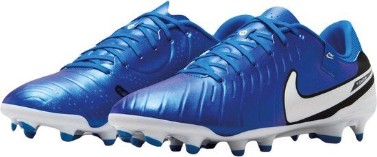 Nike Tiempo Legend 10 Academy FG/MG Voetbalschoenen Senior - Blauw - Maat 41