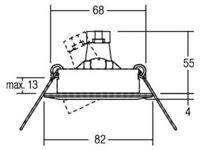 Brumberg 216903 216903 Inbouwlamp Halogeen GX5.3 50 W Chroom (mat)