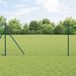 Euro-clôture avec fixation au sol 10 x 1 m Acier revêtu de PVC Vert