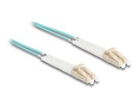 Delock 88080 InfiniBand en Glasvezelkabel 2 m LC Aqua-kleur