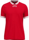 Jako Retro Shirt Korte Mouw Kinderen - Rood | Maat: 140