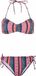 Protest Barbera 20 bandeau bikini dames - maat xs/34 - Fiji - Gestreept