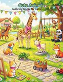 My First Cute Animals Coloring Book for Kids Ages 4-9