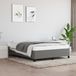 Maison Exclusive - Cadre de lit sans matelas Gris foncé 140x200 cm Tissu