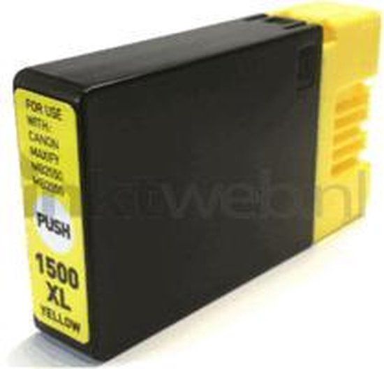 Merkloos Huismerk - Inktcartridge PGI-2500XL - Geel - XL Cartridge