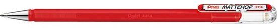 Pentel Gelschrijver Pentel K110 Mattehop M Rood | 12 stuks