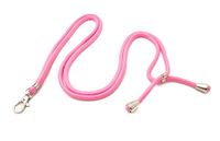 System-S Schouderband Schouders Hals Lus voor Smartphone Hoes van Nylon in Roze