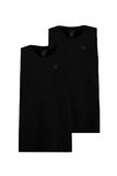 JP 1880 Set van 2 mouwloze tanktops voor heren - Grote maten - L-8XL 796858, Medium Grey Melange, L Plus