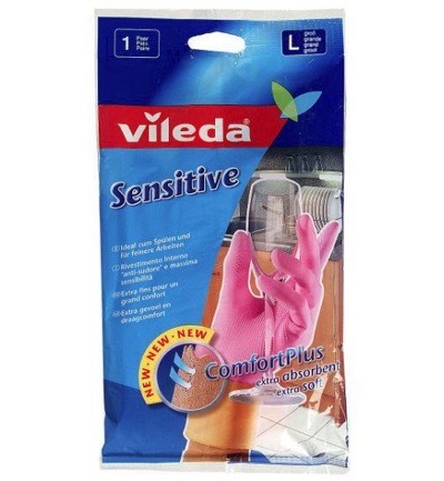 Vileda Sensitive Huishoudhandschoenen L