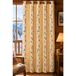 Alpina Rideau À Œillets Alpina – Motif Floral Montagne - 140x250cm - Jaune