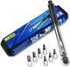 Unyqoos® Clé dynamométrique 1/4", 272 mm, 5–25 Nm, calibrée ±4% (DIN 6789), incluant 7 embouts : H10, H8, H6, H5, H4, H3, T25, fabriquée en acier CrV, incassable – convient au cyclisme et aux motos
