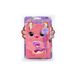 DREAM POP Dagboek axolotl fluffy met slot en pompompen roze