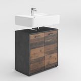 FMD Badkamerkast - 2 deuren - Matera/Old Style Donker