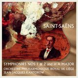 Symphonies BIS Records Orchestre Philharmonique Royal De Liegè, Jean-Jacques Kantorow - Saint-Saëns: Symphonies 1-2 - Symphony In A Major (SACD)
