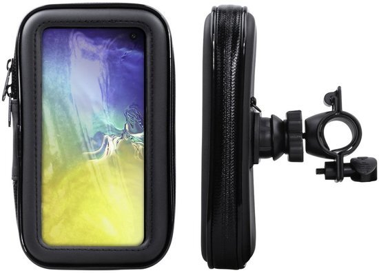 Shop4 - Samsung Galaxy S10e Fietshouder Stuur Spatwaterdicht Zwart