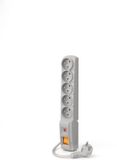 Acar F5 Serie - Overspanningsbeveiliging Stekkerdoos - 5m - Grijs - 5 Stopcontacten