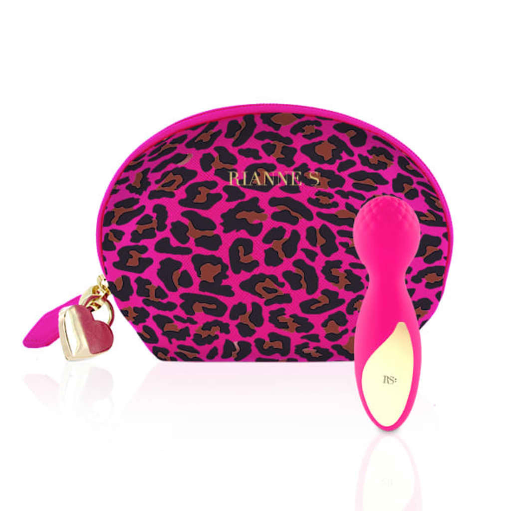 Rianne S RS - Essentials - Lovely Leopard Mini Wand Pink