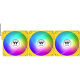 Thermaltake CT120 EX ARGB Sync PC Cooling Fan Bumblebee 3 Pack PC-ventilator Geel