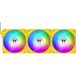 Thermaltake CT120 EX ARGB Sync PC Cooling Fan Bumblebee 3 Pack PC-ventilator Geel