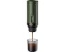 Cera+ Cerapresso machine expresso portable - batterie 13.500 mAh, jusqu'à 8 expresso par charge - capsules et café moulu - auto-chauffant jusqu'à 96°C - expresso double - machine à café portable pour voiture, travail, camping et voyage - Vert