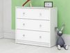 MAYU Commode 3 tiroirs blanc