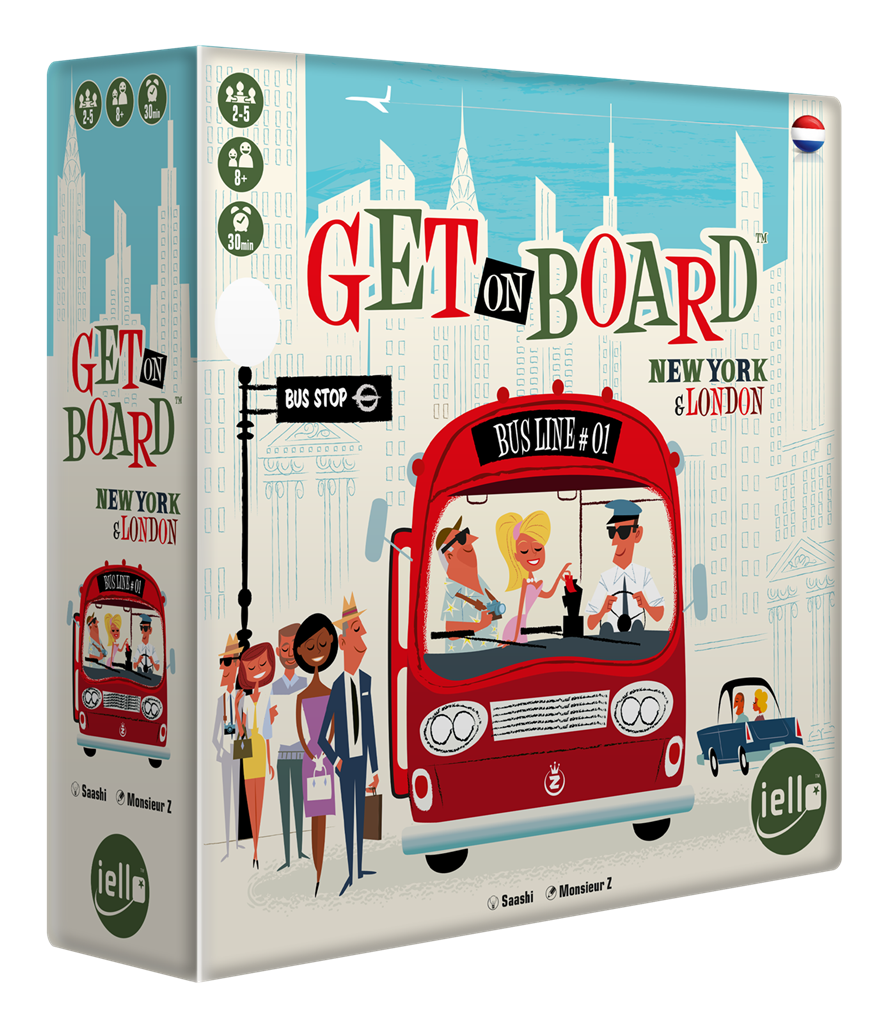 Iello Get On Board - New York & London NL - Bordspel - Unisex