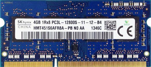 HYNIX 4GB DDR3L 1600MHz Notebook Memory - HMT451S6AFR8A-PB