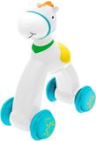 Chicco Push&Go paard, speelgoed voor kinderen van 12-36 maanden, ter bevordering van psychomotorische activiteiten, stimuleert kinderen om te lopen, kleurrijk en aantrekkelijk design, met rubberen