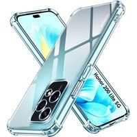 Phonillico® Case voor Honor 200 Lite 5G - Schokbestendige bescherming Zacht TPU Transparant