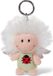 Nici Sleutelhanger Beschermengel Junior 7 Cm Pluche Beige/groen