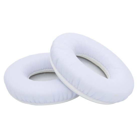 Mmobiel Koptelefoon oorkussens earpads geschikt voor: BEATS by Dr. Dre SOLO HD 1 kunstleer wit