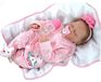 Reborn Pop voor Baby's, 55 cm, Zacht Siliconen Vinyl