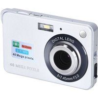 Aiorber 2,7 inch CCD-digitale camera, 48 MP, 8x digitale zoom, zilver
