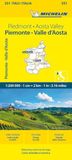 Piemonte Michelin Piemonte & VA - Michelin Local Map 351