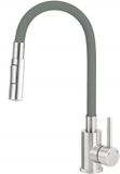 Deante Kitchen faucet with bent spout - 2 types of spray